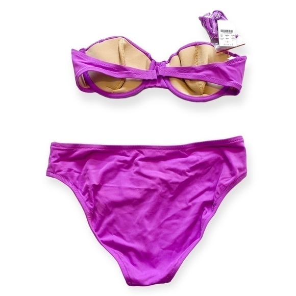 NWT J.Crew  Convertible Top Bikini Set, Size 36C/L, - Picture 2 of 11